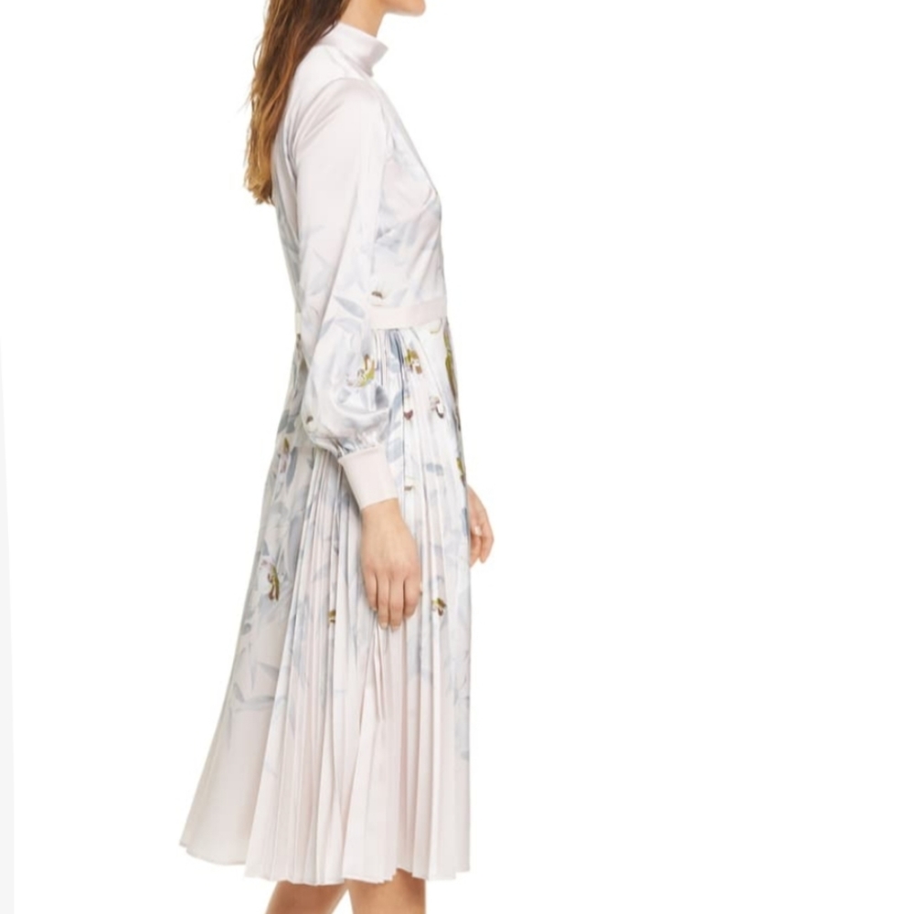 🌟HP🌟NWT TED BAKER FLORAL MIDI DRESS - Picture 5 of 7